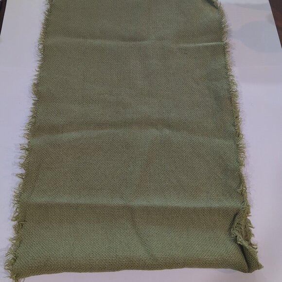 Crate&Barrel Other - Crate & Barrel 55.5" x 17.5" Jute Table Runner Portugal Green